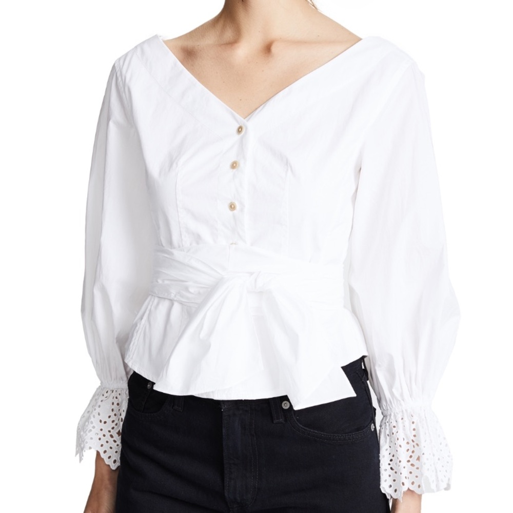 Rebecca Taylor Button Blouse